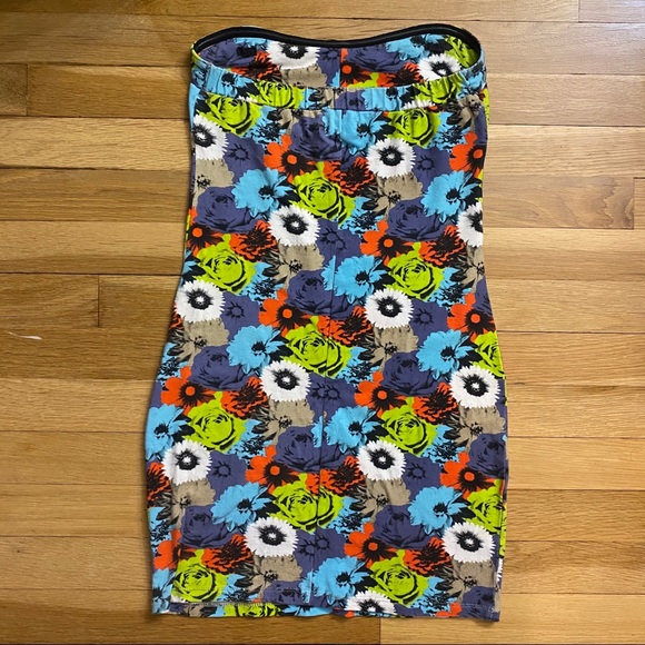 Volcom neon floral dress - Picture 3 of 4